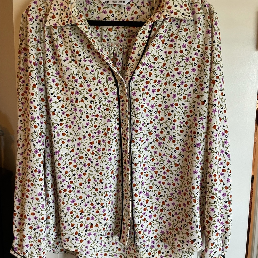 Zara Floral Blouse